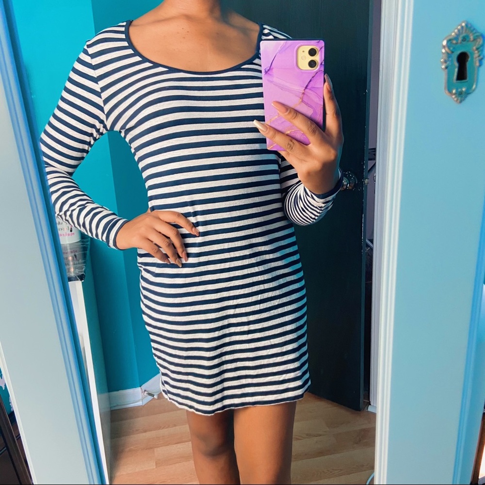 H&M Casual Striped Bodycon Dress  size M